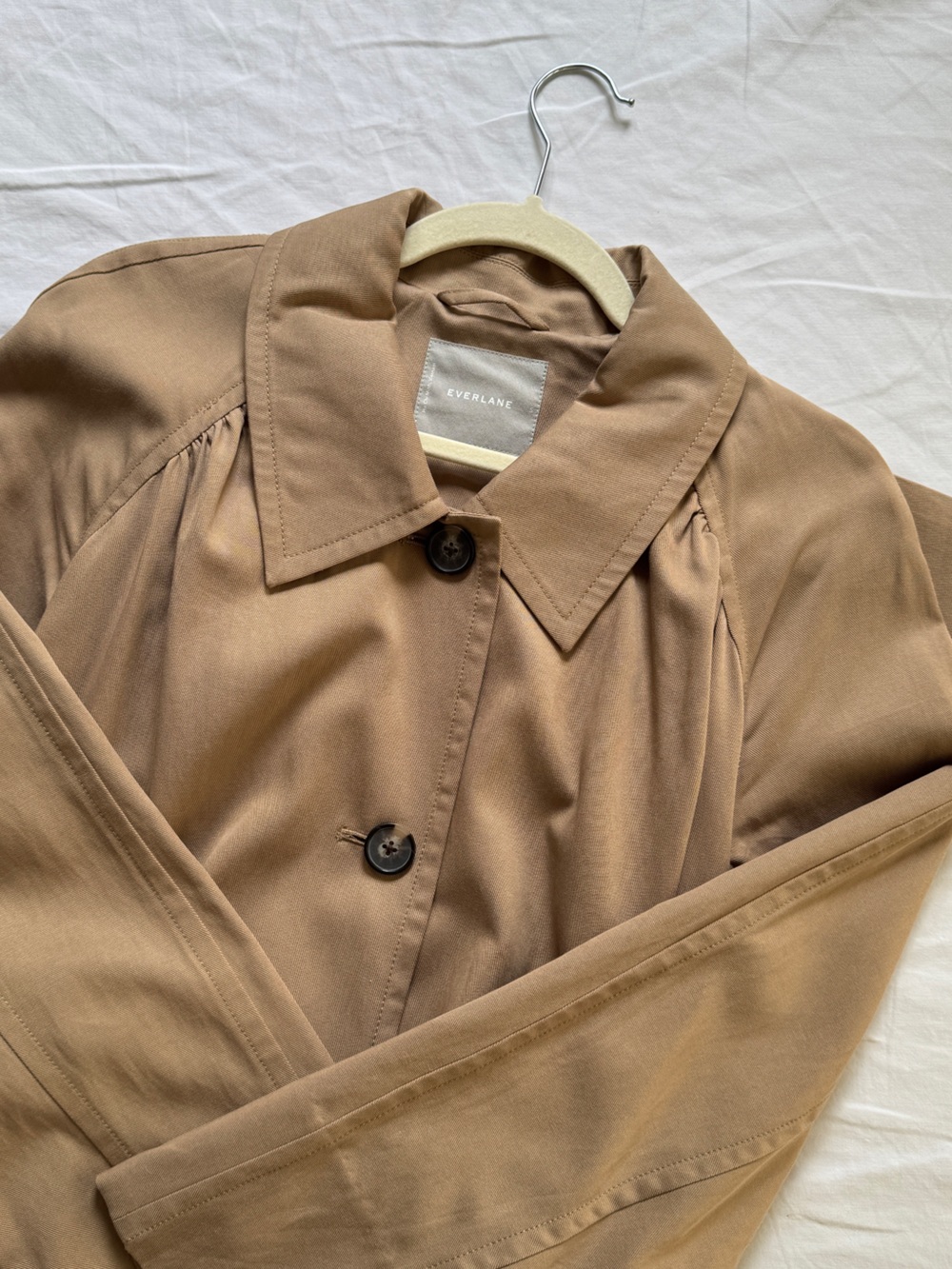 DISCONTINUED Everlane Women's Tan Trench Coat, size small